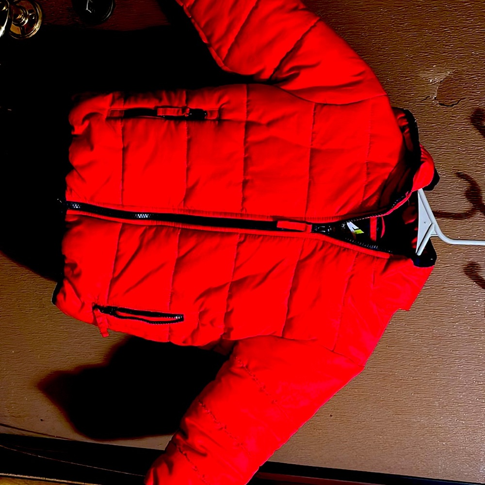 Red winter jacket for the cold night x-small size